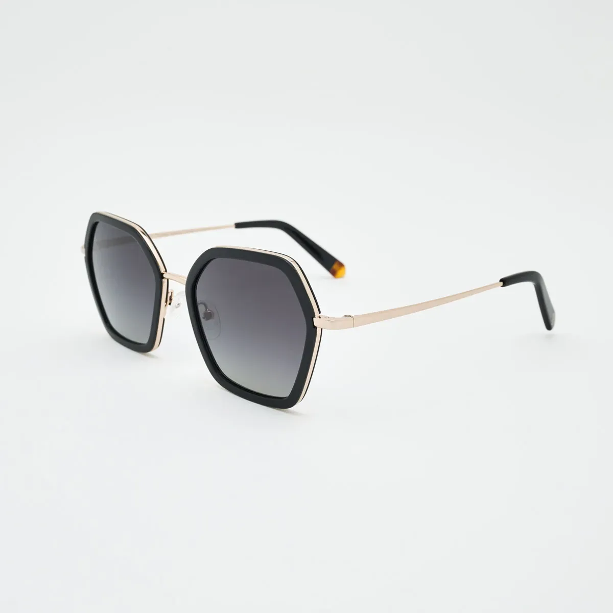 Lunettes Agatha hexagonales oversize — Charisme élégant