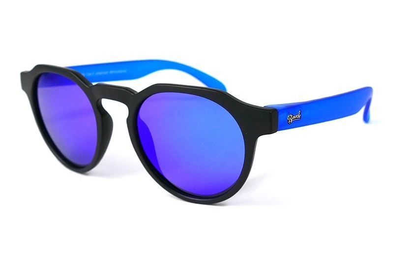 Black - Blue glasses - Blue