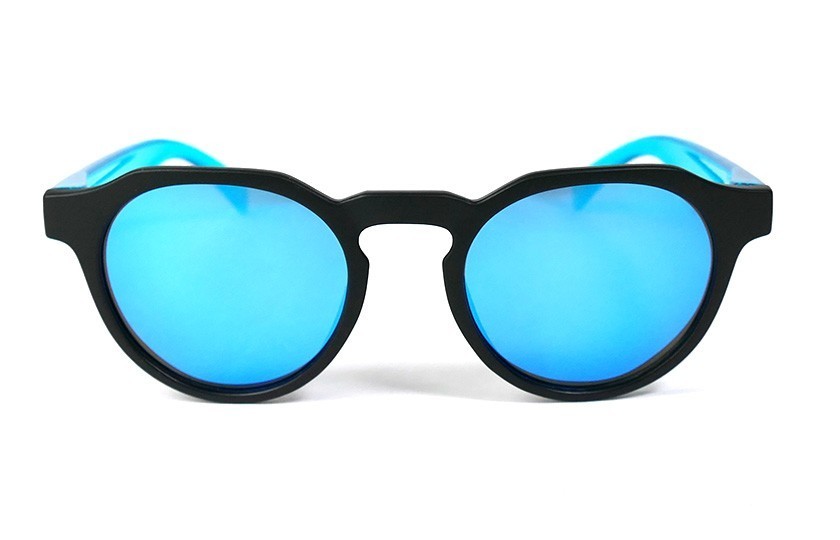 Black - Ice Blue glasses - Light Blue