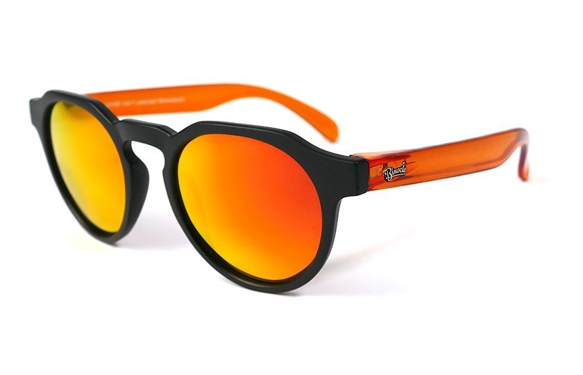 Black - Red Fire glasses - Orange