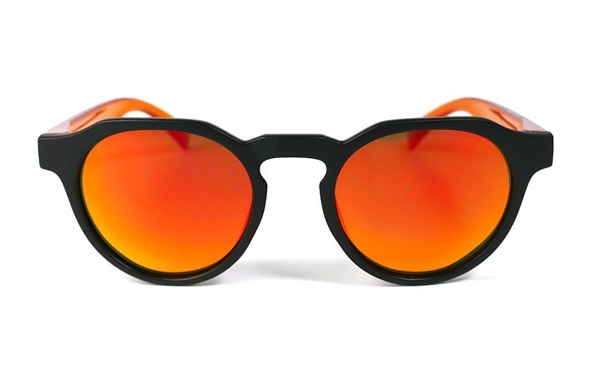 Black - Red Fire glasses - Orange