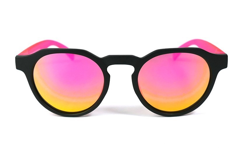 Black - Pink glasses - Pink