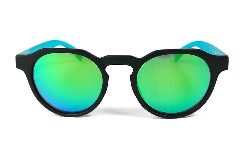 Black - Green glasses - Duck Blue