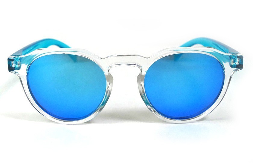 Transparent - Ice Blue glasses - Light Blue