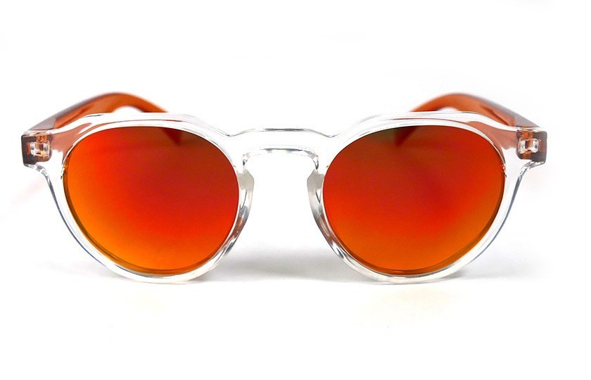 Transparent - Red Fire glasses - Orange