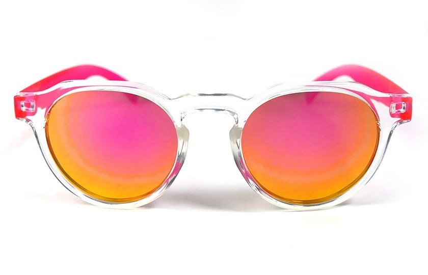 Transparent - Pink glasses - Pink