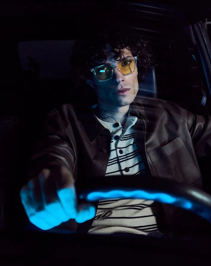 Glasses for night driving
