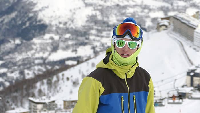 lunettes de soleil pour le ski polycarbonate