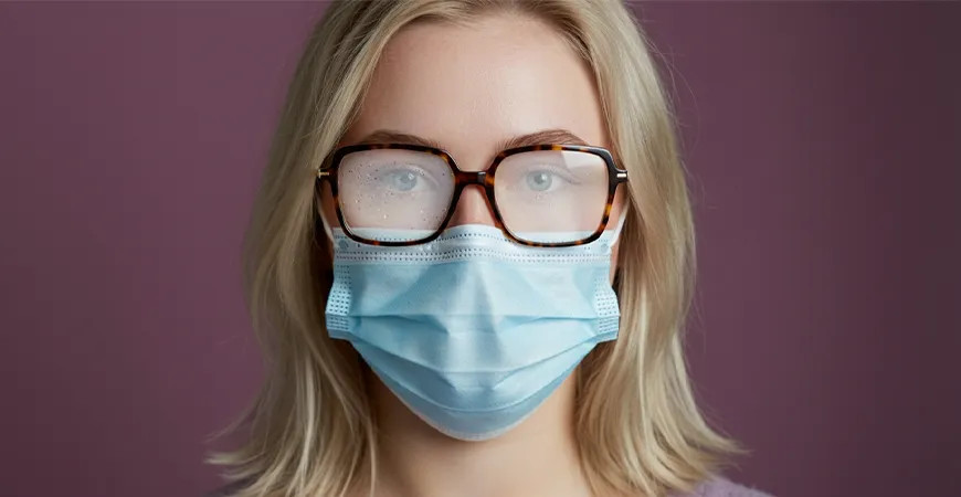 Comment éviter la buée lorsqu’on porte des lunettes et un masque ?